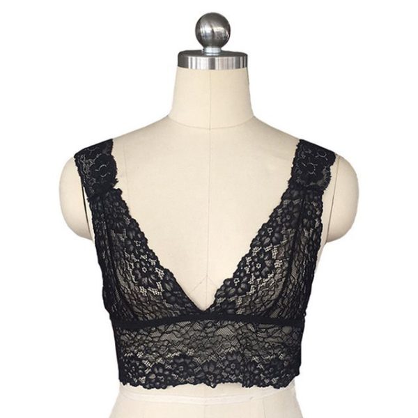 Deep V Neck Tank Summer Vest Backless Tank Camisole Bralette 1