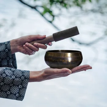 Tibetan singing bowl_Buddhist sound bowl_meditation bowl 0
